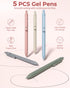 Four Candies 56 PCS Aesthetic School Supplies, Large Pencil Case, 6 Colored Ballpoint Pens, 12 Pastel Highlighters, Pink
