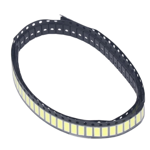 200Pcs, 6000-6500K 6V SMD LED Light Bead LCD TV Backlight Bead White Gold Wire Copper Bracket for Panel Lamp