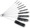 AKOAK 8.2 Inch Nylon Tube Brush Set Pipe Cleaning Brushes for Drinking Straws