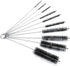 AKOAK 8.2 Inch Nylon Tube Brush Set Pipe Cleaning Brushes for Drinking Straws