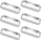 6pcs Metal Tray, Stainless Steel Small Tray for Tattoo, Resin, Bathroom, Lab Supplies