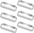 6pcs Metal Tray, Stainless Steel Small Tray for Tattoo, Resin, Bathroom, Lab Supplies