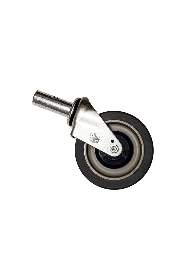 Caster Wheel - 5 inch Heavy Duty Swivel Caster - Thermoplastic Rubber