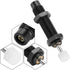 M10 x 8mm Oil Pressure Shock Absorber Adjustable Hydraulic Buffer Pneumatic Plunger for Air Cylinder AC1008-2