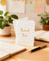 Jiiohur (50 Pack) Set Thank You Cards with Envelopes - Elegant All-Occasion Blank Note Cards for Wedding, Baby Shower