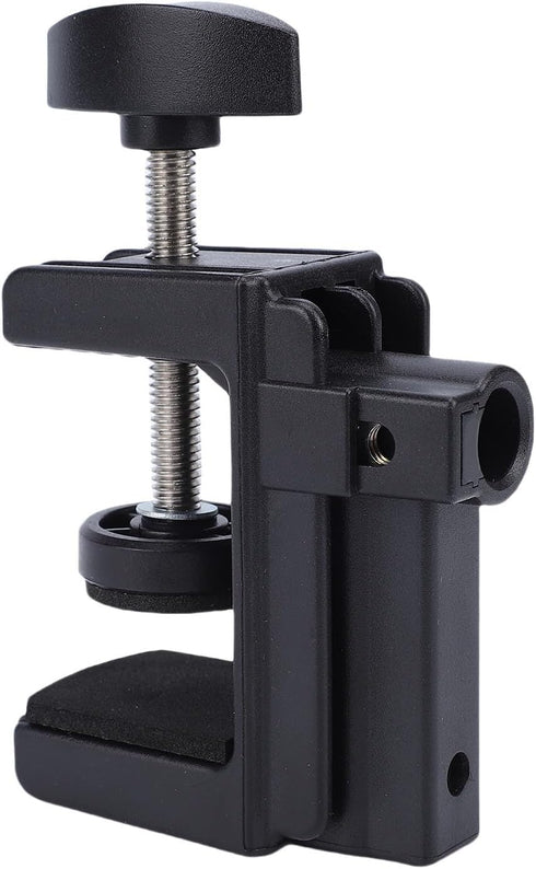 Qinlorgo Universal Desktop C Clamp, Aluminum Alloy Cantilever Bracket Table Mount Clamp, 1.2cm