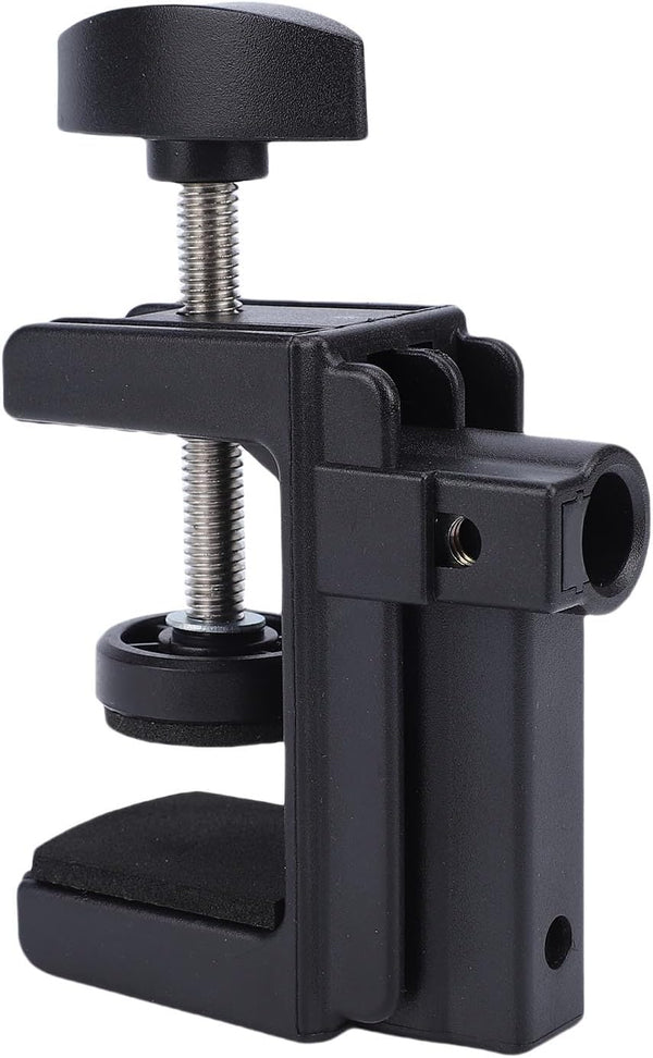 Qinlorgo Universal Desktop C Clamp, Aluminum Alloy Cantilever Bracket Table Mount Clamp, 1.2cm
