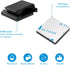 SZFUDIGO 50Pcs, 10mm Adhesive led Strip Lights Tape Clips Black Suitable for Wide LED Lights