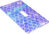 Purple Mermaid Scales Single Toggle Light Switch Plate Cover Decor Wall Plate Cover For Home Bedroom Kitchen Decorative 4.5 * 2.76 Inches Standard Size by TOLONDINA