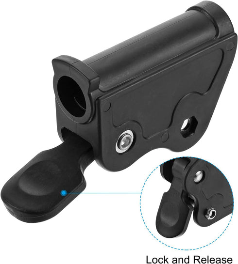 1 Set Set PATIKIL Lounge Chair Seat Latch Hinge, Thickened Fixed Catch Lock and Release Recliners for Anti Gravity