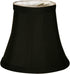 Royal Designs, Inc. CSO-1024-5BLK/WH Softback Bell Chandelier Shade, 3 x 5 x
