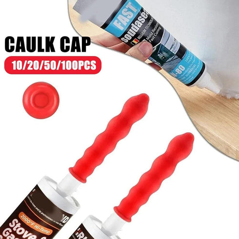 20pcs Caulk Tip Covers, Protective Sealers for Caulking Tubes, Hardware Caulk Saver Caps