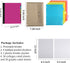 Pivotable Refillable Notebook, Notebook with Dividers and Tabs, 30 College Ruled Paper and 30 Graph Paper, 1 Movable Pocket, 5 Plastic Tabbed Subject Dividers, 200 Sheets Capacity- Pink by Tashkummy
