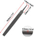 6 Inch Flat Medium Cut File, High-Carbon Steel Double Cut Teeth, Single Hand File for Wood and Metal