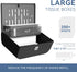 Commercial 10.7" 3.7" 8" Paper Towel Dispenser Wall Mount Adhesive Multifold Trifold cFold Folded Paper Hand Towel