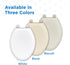 G009921325 Gerber Elongated Toilet Seat with Cover, Soft Close, No Slam, Quick & Easy Install, Heavy-Duty Plastic