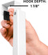 HOLDN’ STORAGE Foldable Over The Door Hanger Rack for Hanging Towels, Coats & Clothes - Hooks for Bedroom, Washroom,