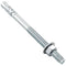 10Pcs 5/16x5" Standard Fasteners for Heavy-Duty Zinc Wedge Anchors for Cement and Concrete