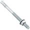 3/8x3" 10Pcs Standard Fasteners for Heavy-Duty Zinc Wedge Anchors for Cement and Concrete
