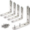 5 Pcs Stainless Steel Corner Brace L Bracket, 3 x 3 inch Heavy Duty 90 Degree Joint with Screw