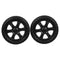 Zerodeko 2pcs Heavy Duty for Utility Rolling Cart Replacement Shopping Cart Wheels