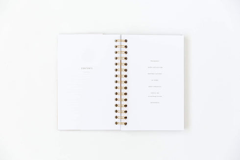 Promptly Journals, My Postpartum Journal: A Year of Self-Care (Cashew, Brown, Leatherette) | Mental Health Journal for