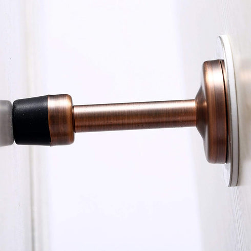 LemonHo Wall Mounted Door Stopper with Self Adhesive Tape, Stainless Steel Pack of 2, 3 Inches Height