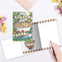 Tree-Free Greetings Thank You Cards, 12 Cards + White Envelopes, 4"x6", Artful Designs, 100% Recycled Paper, Made in