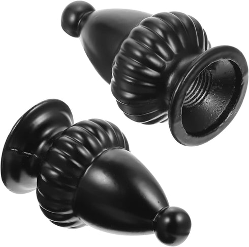 2pcs Modern Lamp Finial Caps Elegant Decorative Light Knobs for Table Floor