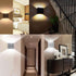 85-265V 6W dimmable) LED Modern Wall Sconce, AC Cube COB Wall Lamp Up and Down Wall Sconce for Corridor Stair Bedside