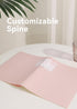 Pink Pastel Binder with Clear Plastic Sleeves, 30 Pockets, 60 Pages Display, 1 Pack for Documents, Recipe, Art