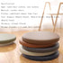 HCZKIUJ 30cm(11.8inch)) Leather Detachable Round Chair Cushion, Indoor/Outdoor Round Seat Cushion/Thickened Super Soft