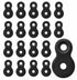 Figure 8 Fastener, Heavy Duty Table Top Fasteners, Desktop Clips Connector Bracket (Black) (20)