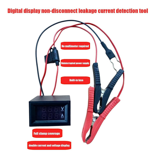Generic Car Leakage Detector, Quick & Precise Multi-Functional Car Relay Tester Finder, Automotive Parasitic Current