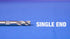 DWCT1132 3/4" 3/4" 2 Drill America - X High Speed Steel Flute Single End Ball End Mill, DWC Series