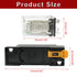2 Pcs DC 12V Coil 8 Pin 10A DPDT Electromagnetic Power Relay with LED Indicator and Socket Base