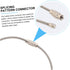 2 Sets DECHOUS Child Safety Furniture Straps Stainless Steel Falling Prevention Anchors for Kids Adjustable Anti-Tip