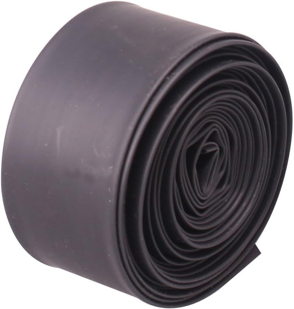 Heat Shrink Tube, Wire Wrap Electrical Cable Ratio 2:1 Shrinking Sleeving Black 1.5M / 5Ft (25mm)