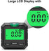 Hancaner Digital Angle Finder with LCD Display, Electronic Level and Angle Gauge, Magnetic Base