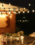 25 9pcs S14 Bulbs, 1 E26 Dimmable, IP65 Commercial 2700K Svater Outdoor Led String Lights FT, Patio Lights for Outside