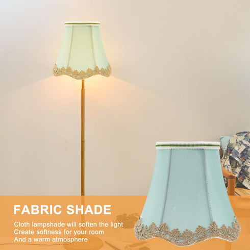 4 5.11X5.11X18.89 Inch DOITOOL Pcs Cloth Lamp Shades Bell Shaped Lampshades for Table Floor Wall Lamps Soft Light Shade