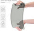 Piasoenc 2 Pack Plastic Clipboards, Translucent Low Profile Clipboard with Ruler, Office School Supplies, Letter Size