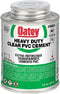 Oatey 30863 Heavy Duty Solvent Cement, 8 oz, Clear