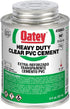 Oatey 30863 Heavy Duty Solvent Cement, 8 oz, Clear