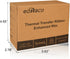 8 2.52" 244'(64mm 74m), 0.5 Rolls Desktop Thermal Transfer Ribbons -Enhanced Wax, x x Core, for Zebra Desktop Printer