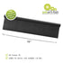 Thicker Opaque Craft Fabric for Bulletin Board Backgrounds - 48" x 24', Black