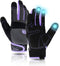 Utility Work Gloves for Women, Safety Mechanic Touch Screen Working Gloves, Flexible Breathable Yard Work