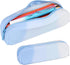 Pencil Holder Case, Gradient Color Silicone Waterproof Pouch, Portable Aesthetic Zipper Pencil Bag for School Supplies