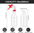 Eccliy 12 Pcs 16 Oz Plastic Spray Bottle, Empty and Reusable for Cleaning, Water, Auto Details, Bathroom