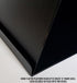EASEL RING BINDERS - Flip Over The Top Style Platform Construction (BURGUNDY, 11" X 8 1/2" Sheet Size)